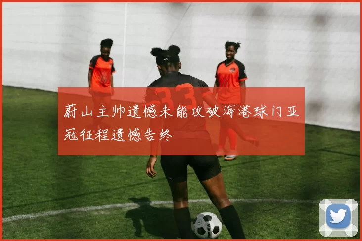 蔚山主帅遗憾未能攻破海港球门亚冠征程遗憾告终